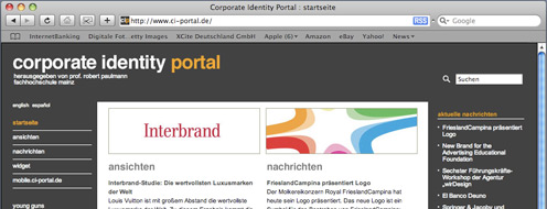 Homepage CI-Portal